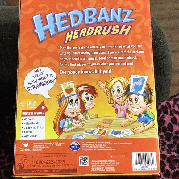 New🤯Hedbanz Headrush Board Game - Picture 2 of 3